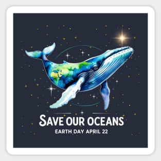 Earth-Day-2025-Restore-Earth-Whale-Art-Save-Our-Oceans Sticker